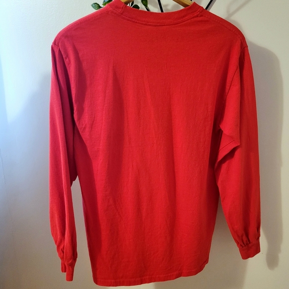 A.LAB | "Don't Panic It's Organic" GRAPHIC LONGSLEEVE med red - Picture 3 of 7